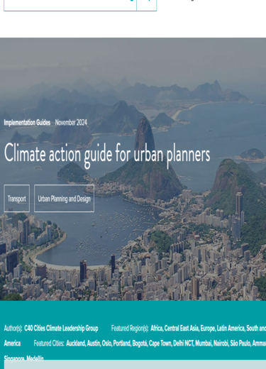 Climate action guide for urban planners | UN Habitat | Urban Health
