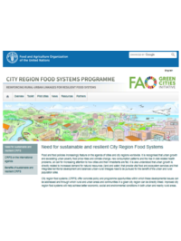 City region food systems programme