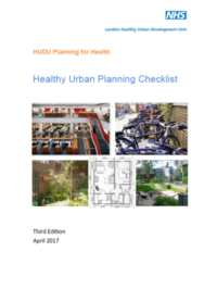 Healthy Urban Planning Checklist