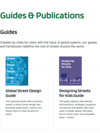 Global Designing Cities Initiative. Guides and publications